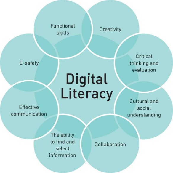 Futurelab Digital Literacy diagram