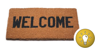 Welcome doormat